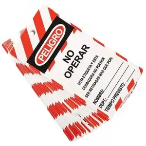 TARJETA NO OPERAR LOCK OUT PACK -25